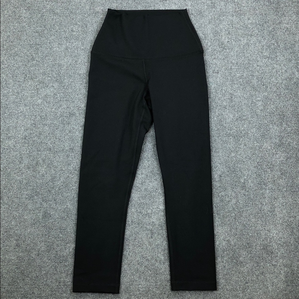 Yogalicious Black High Wide Band Waist Leggings Buttery Soft Sz XS (A2)